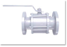 C.S. Three PC Flanged End / Screwed End Ball Valve